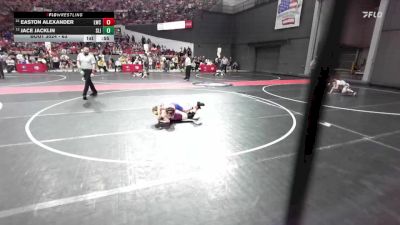 63 lbs Champ. Round 1 - Easton Alexander, Luxemburg-Casco Wrestling Club vs Jace Jacklin, Slinger