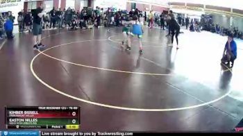 76 lbs Round 1 - Easton Nilles, Gold Rush Wrestling vs Kimber Bissell, Pahranagat Valley