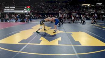 6A 120 lbs Cons. Round 2 - Tre Hallford, Meridian vs Nash Larsen, Coeur D Alene