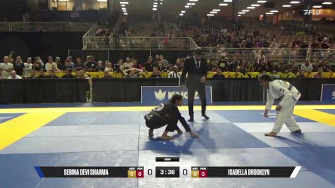 Isabella Brooklyn vs Serina Devi Sharma 2025 Pan Kids Jiu-Jitsu IBJJF Championship