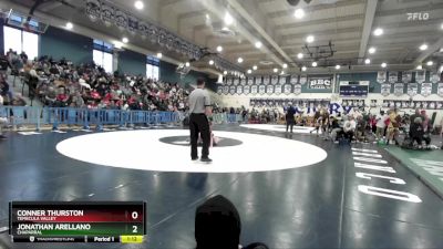 144 lbs Semifinal - Jonathan Arellano, Chaparral vs Conner Thurston, Temecula Valley