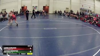 160 lbs Quarterfinals (8 Team) - Justice Edmiston, Team Oregon vs James Scruggs, Indiana Blue