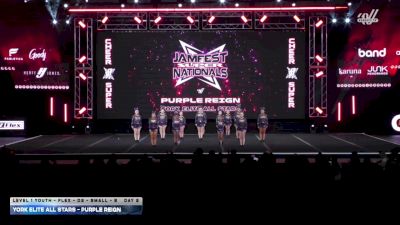 York Elite All Stars - Purple Reign [2026 L1 Youth - Flex - D2 - Small - B DAY 2] 2026 JAMfest Cheer Super Nationals