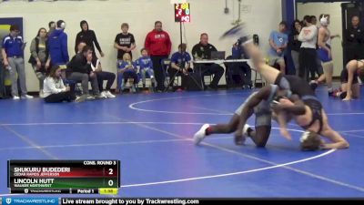 138 lbs Cons. Round 3 - Shukuru Budederi, Cedar Rapids Jefferson vs Lincoln Hutt, Waukee Northwest