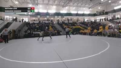 132 lbs 4th Wrestleback (16 Team) - Matthew Love, Harris County vs Damarion Zanders, Ware County