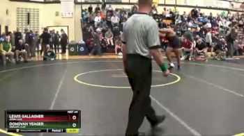 285 lbs Cons. Round 1 - Lewis Gallagher, Avon Lake vs Donovan Yeager, Oregon Clay