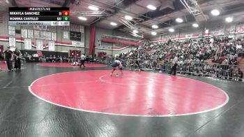 120 lbs Champ. Round 2 - Romina Castillo, Mayfair vs Mikayla Sanchez, Eleanor Roosevelt