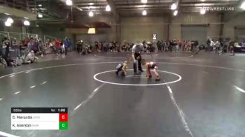 52 lbs Semifinal - Cael Marcotte, Socal Grappling Club vs Korbin Akerson, Nebraska Boyz