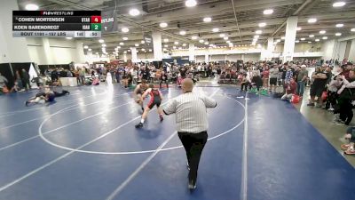 157 lbs Quarters - Cohen Mortensen, Utah vs Koen Barendregt, Idaho