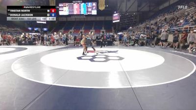 150 lbs Quarters - Tristan North, WI vs Donald Jackson, KS