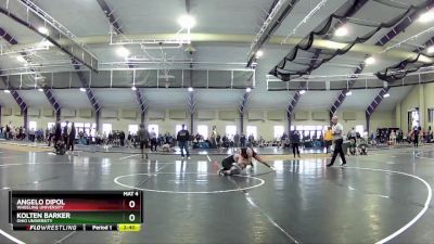 133 lbs Champ. Round 1 - Kolten Barker, Ohio University vs Angelo DiPol, Wheeling University