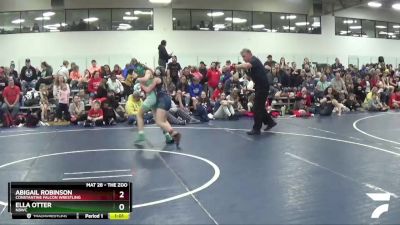 96 lbs Quarterfinal - Abigail Robinson, Constantine Falcon Wrestling vs Ella Otter, NBWC