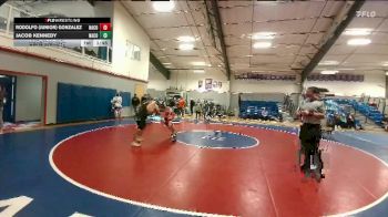 215 lbs Quarterfinal - Jacob Kennedy, Natrona County vs Rodolfo (Junior) Gonzalez, Natrona County