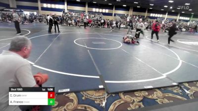 106 lbs Round Of 64 - Connor Crum, Swwwc vs Agustin Franco, Channel Island HS