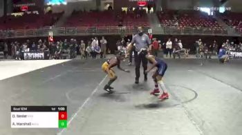 73 lbs Consi Of 8 #2 - Devonne Sesler, Bon Homme vs Akeilah Marshall, Avengers Wrestling