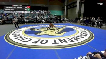 88-90 lbs Round 2 - Lilly Lovell, Nighthawks Wrestling Club vs Ymalia-Takara Rotor, Fernley WC