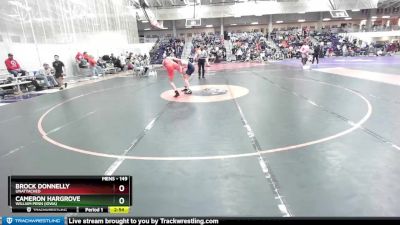 149 lbs Cons. Round 2 - Cameron Hargrove, William Penn (Iowa) vs Brock Donnelly, Unattached