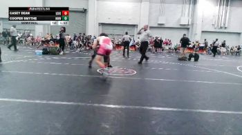 135 lbs Semifinal - Casey Dean, Long County High School vs Cooper Smythe, Mighty Warriors Wrestling