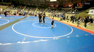 43 lbs Round Of 16 - Bryson Grigg, Tulsa Blue T Panthers vs Bryker Smith, Tahlequah Wrestling Club