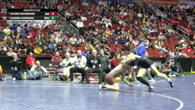 1A-190 lbs Semifinal - Louden Huisenga, WACO, Wayland vs Jayden Dickerson, Shenandoah