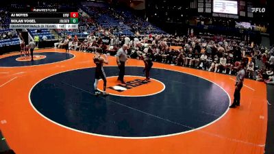 150 lbs Quarterfinals (8 Team) - AJ Noyes, Oak Park (O.P.-River Forest) vs Nolan Vogel, Joliet (Catholic Academy)