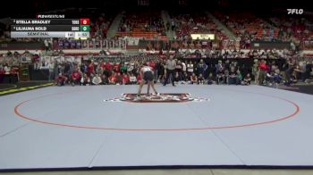 115 lbs Semifinal - Liliauna Nold, St. George-Rock Creek HS vs Stella Bradley, Tonganoxie Hs