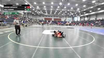 165 lbs Quarterfinal - Borese Antropov, RIT vs Max Casiano, Ithaca
