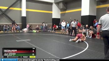 136 lbs Semis (4 Team) - Lilly Stough, FEWTeamIowa vs Payton Weese, Missouri Gold