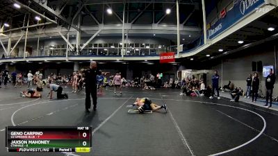 84 lbs Finals (2 Team) - Geno Carpino, U2 Uprising Blue vs Jaxson Mahoney, CTWHALE