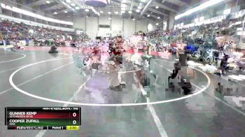 160 lbs Champ. Round 2 - Cooper Zufall, SVEC vs Gunner Kemp, Letchworth Sr HS