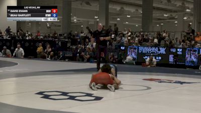65 kg 3rd Place Match - David Evans, Brunson UVRTC vs Beau Bartlett, NYCRTC/ Titan Mercury Wrestling Club