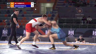 79 kg Quarterfinal - David McFadden, USA vs Bekzod Abdurakhmonov, UZB