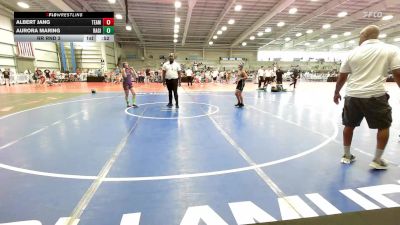 120 lbs Rr Rnd 3 - Albert Jang, Team Germantown vs Aurora Maring, Ragin Raisins Niagara ES
