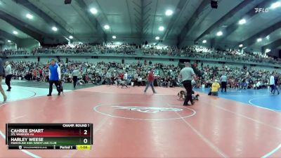 80 lbs Champ. Round 1 - Harley Weese, Marceline Kids Wrestling Club vs Cahree Smart, STL Warrior-AA 