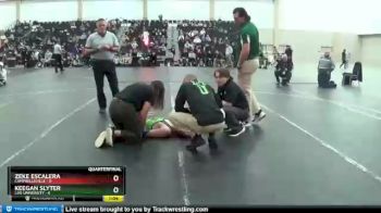133 lbs Quarters & 1st Wb (16 Team) - Zeke Escalera, Campbellsville vs Keegan Slyter, Life University
