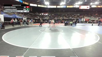 135 lbs Cons. Round 4 - Cordelia Staley, Corner Canyon vs Addison Stigall, Newport