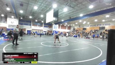 106 lbs Cons. Round 4 - Elijah Ramirez, Mission Viejo vs Aiden Han, Capistrano Valley