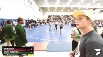 113 lbs Champ. Round 1 - Dylan Duszynski, Lancers WC vs Jake Agolia, Team SoCal WC