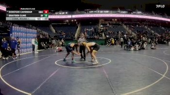 3A 190 lbs Cons. Round 1 - Donovan Cavendar, Kings Mountain High School vs Brayden Cline, Swansboro High School