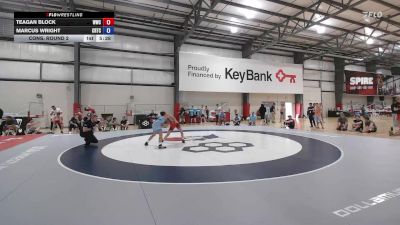 61 kg Cons. Round 2 - Teagan Block, Wolves Wrestling Club vs Marcus Wright, Charleston Regional Training Center