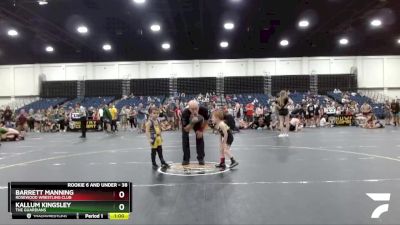 38 lbs Round 3 - Kallum Kingsley, The Guardians vs Barrett Manning, Rosewood Wrestling Club