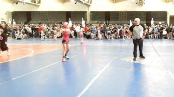 75 lbs Rr Rnd 2 - McKenzie Harshman, NewWhale Pink - Girls vs Gianna Marmarosa, Bayside Baddies - Girls