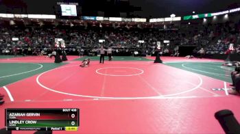 96 lbs Cons. Round 2 - Lindley Crow, LCW3 vs Azariah Gervin, TLWA