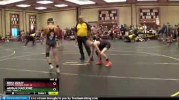 95 lbs Quarterfinals (8 Team) - Dray DeKay, Olympia National Team vs Armani Maglione, Frost Gang
