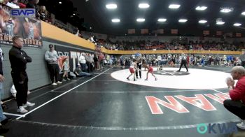 49 lbs Quarterfinal - Isaiah Brown, Elgin Wrestling vs Cashin Flyingout, Mustang Bronco Wrestling Club