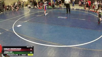 55 lbs 1st Place Match - Creed Day, Evanston Elite WC vs Oakley Fredrickson, Sanderson Wrestling Academy