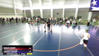 56 lbs Quarterfinal - Oakley Newby, Westlake Wrestling Club vs Landon Paulson, Team Prestige Wrestling