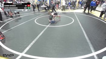 52 lbs Rr Rnd 4 - Cainen Sitzman, Tulsa Blue T Panthers vs Jaxen Henderson, Beggs Youth Wrestling Program