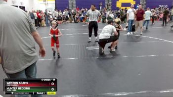 44 lbs Cons. Semi - Weston Adams, LWC: Raiders vs Hunter Redding, Team Tiger