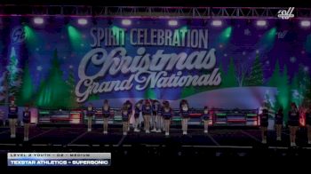 TexStar Athletics - SuperSonic [2025 L2 Youth - D2 - Medium] 2025 Spirit Celebration Christmas Grand Nationals